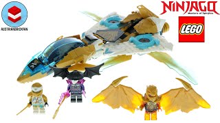 Download lagu LEGO Ninjago 71770 Zane's Golden Dragon Jet Speed Build mp3