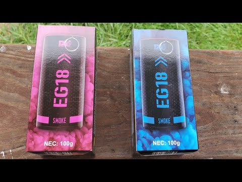 Pink And Blue Pull String Smoke EG18 (Shutter Bomb) (Gender Reveals)