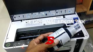 How to refill ink of printer Epson M1120