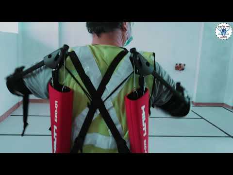 Hilti wearable exoskeleton for construction EXO 01, very useful 😍