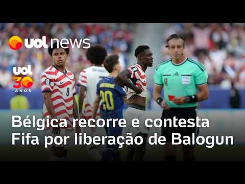 Bélgica recorre e contesta Fifa por liberação de Balogun contra os EUA