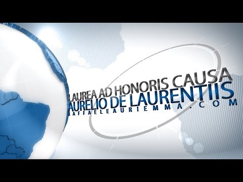 Laurea ad Honoris Causa ad Aurelio De Laurentiis - Roma, Villa Aureliana - 23 maggio 2014