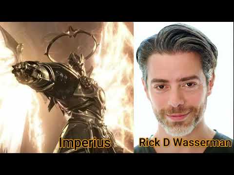 Character and Voice Actor - Diablo III Reaper of Souls  - Imperius - Rick D. Wasserman