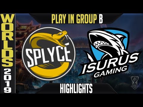 SPY vs ISG Highlights | Worlds 2019 Play In Day 1 Group B | Splyce vs Isurus Gaming