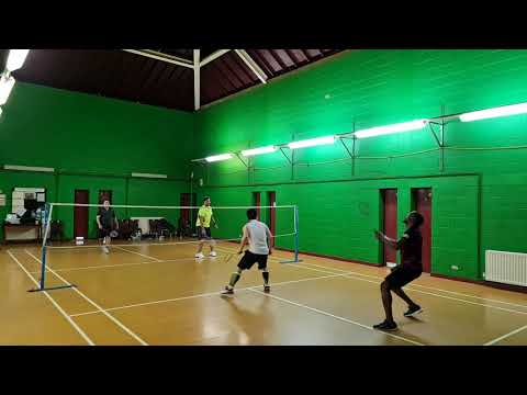 Badmiton 3.6.21: Viet & Raph v Vern & Saji 2