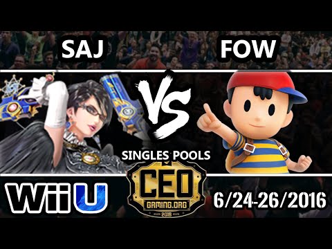 CEO 2016 Smash 4 - Saj (Bayo) Vs. Fow (Ness) SSB4 Tournament - Smash Wii U