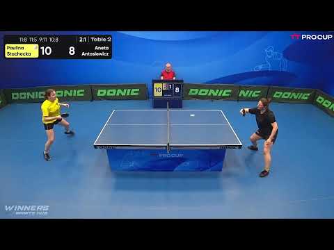 16:00 Paulina Stachecka 3-1 Aneta Antosiewicz 22.03.2023 | TT Pro.Cup Women Star.