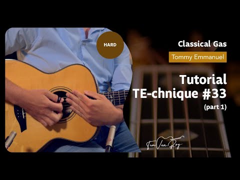 Classical Gas (version Tommy Emmanuel) - Tutorial (Part 1)
