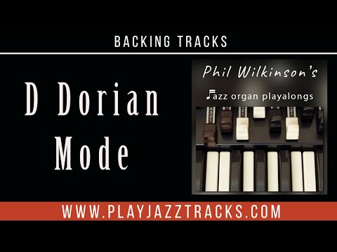 D Dorian Mode - Organ and Drums Backing Track 120 BPM