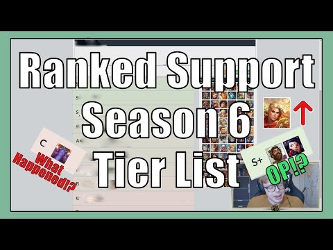 Tier List: Best Supports For Ranked (Season 6)