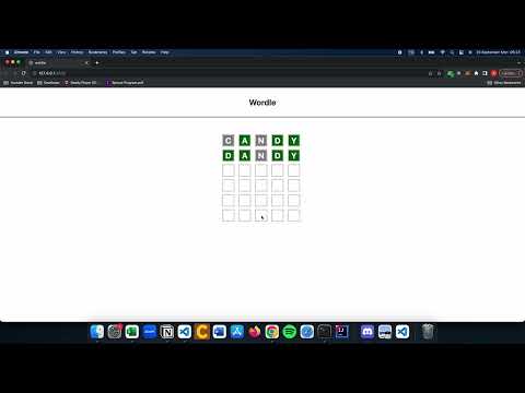 CS50 Final Project Wordle