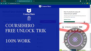 Cara  unlock course hero gratis || 100% works 2021-2022