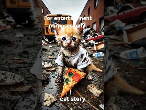 a poor cat story.#shorts