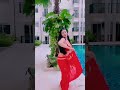 Neysa Alina Hot Red Saree