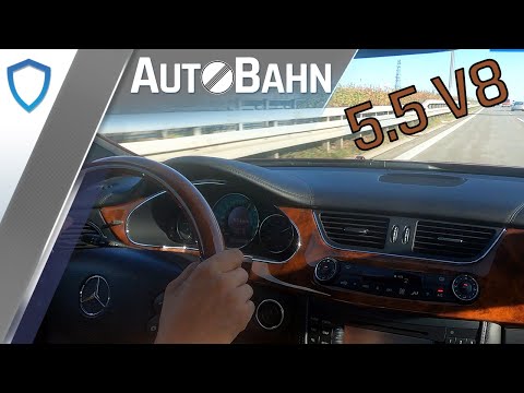 AutoBahn - Mercedes CLS 500 (2006) - POV Drive | 100-200 km/h | Top Speed