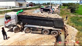 Wow Landfill Into Flood Land Operation! Skilled Dozer Spreading Dirt with Heavy Dump Trucks Working MQDEFAULT Thumbnail