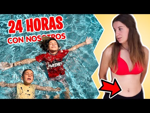 PRIMER dia de PISCINA y Aroa ¡Se hace un PIERCING en el OMBLIGO! / Vlogs familiares