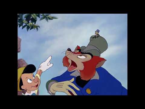 Pinocchio (1940) - Pinocchio & Jiminy Scene