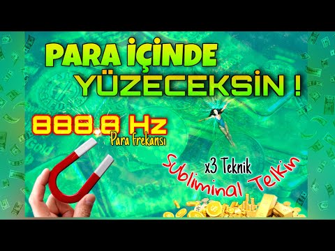 888 +432 Hz +3 TEKNİK EN GÜÇLÜ PARA SUBLİMİNALİ! Uykuda Bolluk Frekansıyla Zenginliği Beynine Kodla!