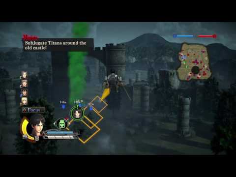 Attack on Titan playthrough pt28 - Sasha Stuffs Her Face w/Meat (And more grinding)