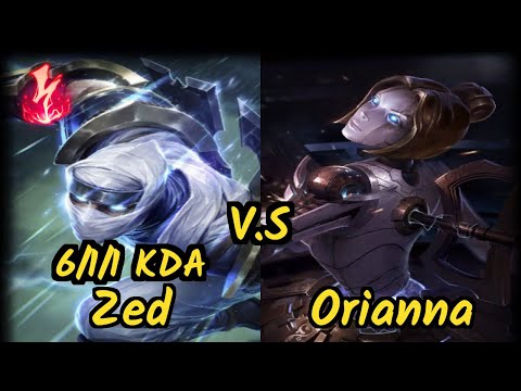 Tockers (ZED) vs ORIANNA - 6/1/1 KDA MID GAMEPLAY - BR Ranked DIAMOND
