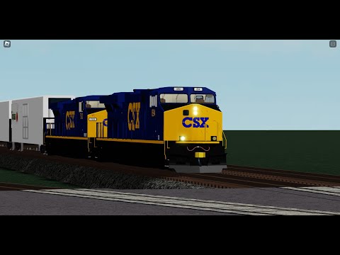 CSX 894 Leads Reefer Train