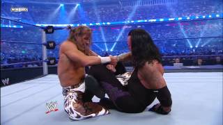 Shawn Michaels uses a modified Figure Four to weaken The Undertaker: 25th Anniversary of WrestleMani