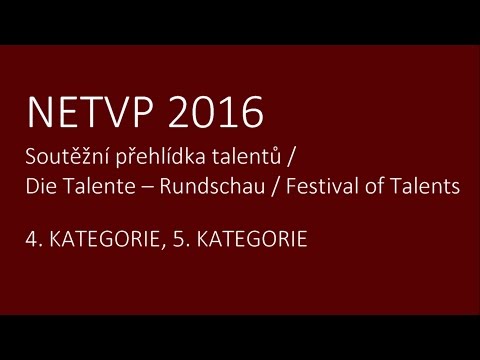 NETVP 2016 - přehlídka - 4., 5. kategorie