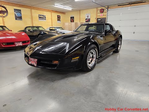 1981 Black Black Corvette 383 Hot Rod T Top For Sale Video