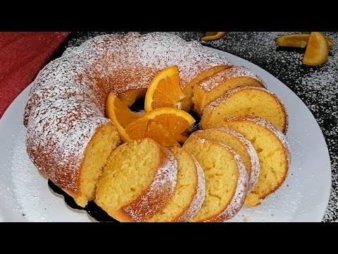 A Simple Cake, Quick and Delicious! Easy Melt in Mouth Orange Ring Cake Recipe 😋
