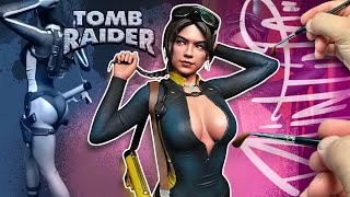 How To Paint a 3D Printed Lara Croft - Tomb Raider