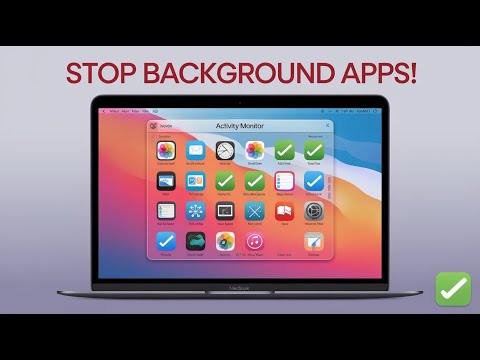 How to Stop Background Running Apps in MacBook &  Login Apps . | MacBook background running app