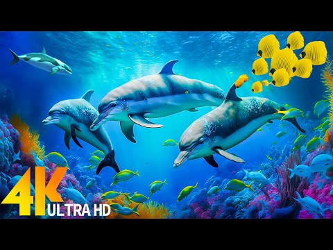 [NEW] 11H Stunning 4K Underwater Wonders - Relaxing Music | Coral Reefs, Fish & Colorful Sea Life