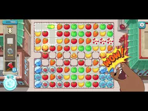 We Bare Bears Match3 Repairs Level 1423 - No Boosters