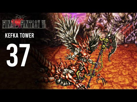 Final Fantasy VI Pixel Remaster Platinum Trophy Gameplay Walkthrough Part 37 - The Warring Triad