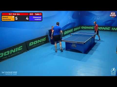 13:30 Nazarii Kovalchuk  3-0 Oleksandr Ivashkin  West 1 WIN CUP 15.10.2022 | TABLE TENNIS WINCUP