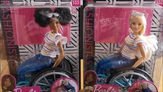 Barbie Fashionists Wheelchair Doll sets review #barbie #barbiewheelchair #barbiefashionista