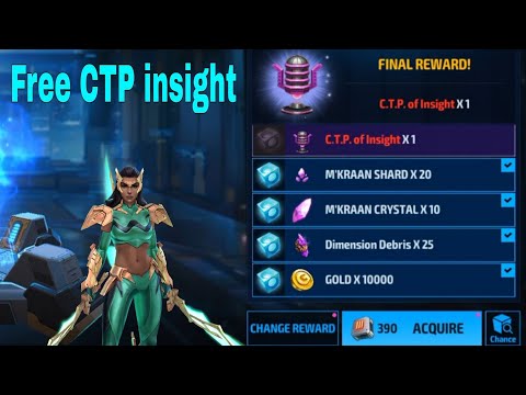 Free insight CTP From Cosmic Core Event April 2023 - Marvel Future Fight