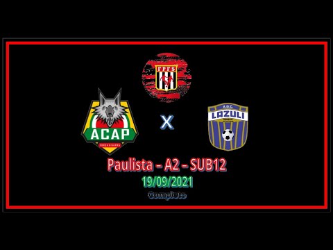 19/09/2021 - ACAP x AD Lazuli - FPFS - Paulista A2 - SUB12