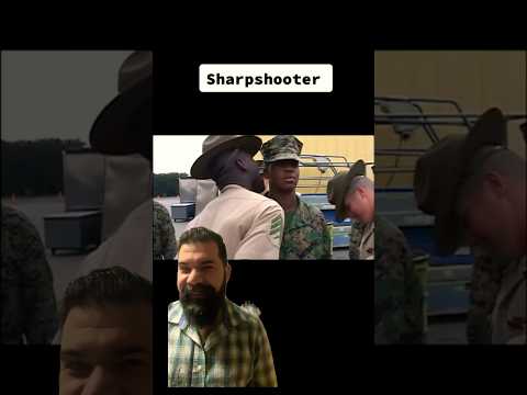 Marine reacts to rifle range in Bootcamp #usmc #marines #shorts