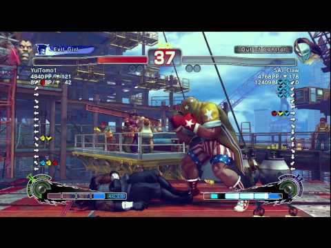 YuiTomo1 [Balrog] vs. SAJ_Claw [Vega] | SSF4 Arcade Edition
