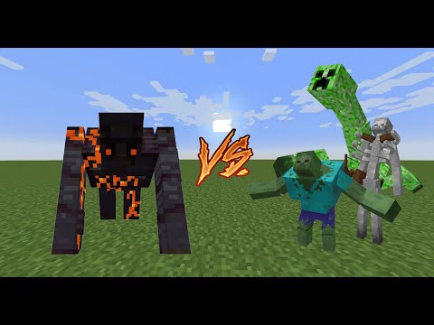 Blackstone Golem vs Mutant Creatures In Minecraft (AdventureZ vs Mutant Monsters) 1.19.2