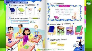 Everybody up 1 - Unit 1 - First day - Lesson 2 - School supplies