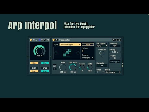 Arp Interpol | Max for Live Device Extension for Ableton's Arpeggiator