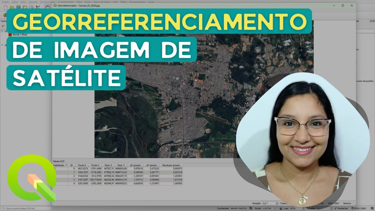 Satellite image georeferencing in QGIS - Updated 2025