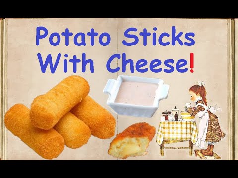 Potato Sticks With Cheese / Book of recipes / Bon Appetit