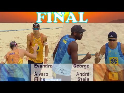 EVANDRO / ALVARO FILHO vs GEORGE / ANDRE Circuito Brasileiro de Vôlei de Praia OPEN 2ª Etapa FINAL