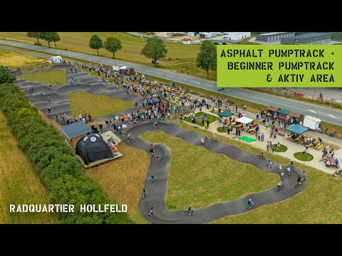 Asphalt Pumptrack + Kids Pumptrack & Aktiv-Area | Hollfeld – RadQuartier Parks