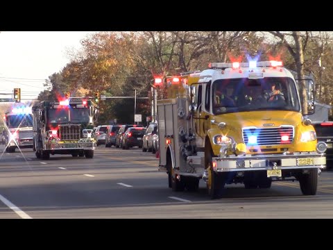 Fire Trucks Responding Compilation - Best Of 2024