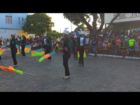 Pelotão Coreográfico da Fanfarra Paulo VI, campeã em Itaparica-BA 19/11/17 ACBFFB